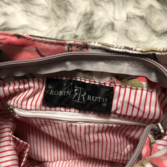 Robin Ruth Canvas Rose Barcelona Crossbody Bag - Picture 6 of 6